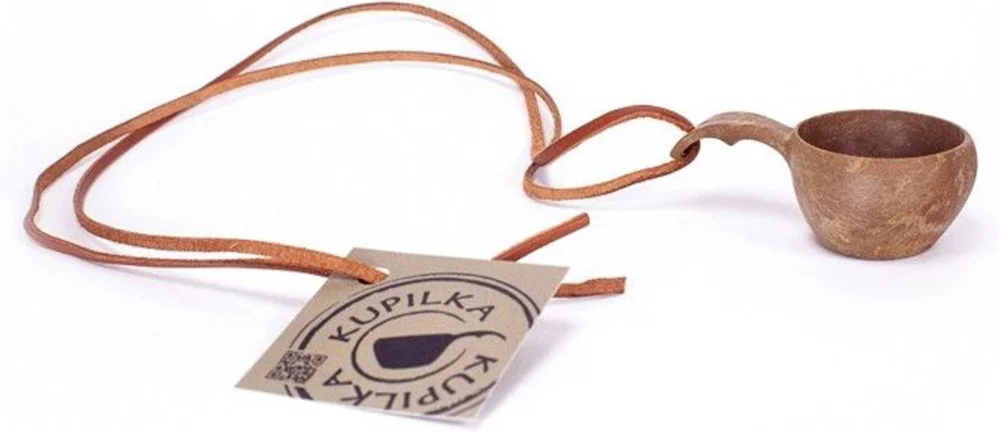 Reapris 1 Mini Cup with Leather Cord Brown