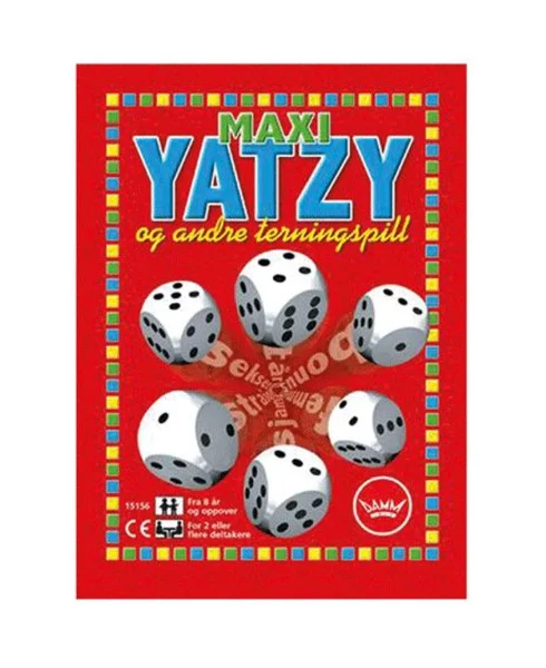 Bästa pris Maxi Yatzy -