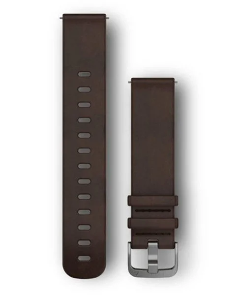 Quick Release 20 Leather Silver Brun Bästa pris