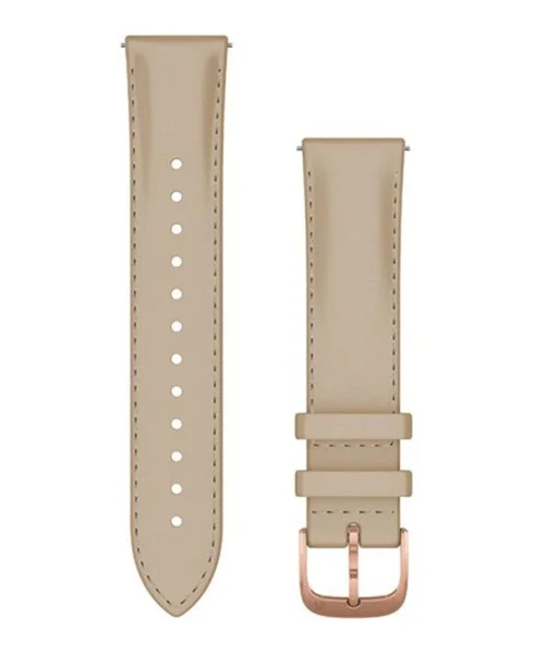 Quick Release 20 Leather 18K Rose Sand Populärt val