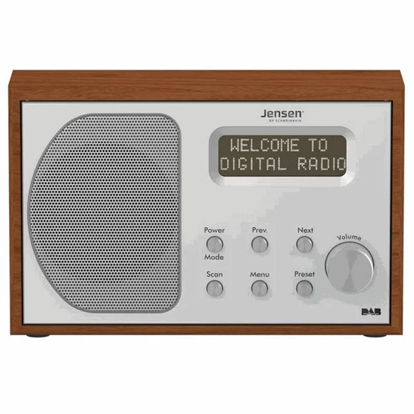 Fri frakt FOX WOOD Mono DAB+/FM Radio -