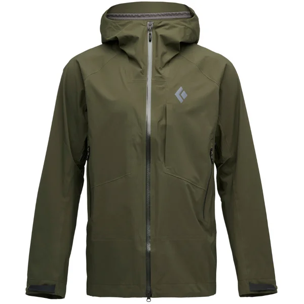 M's Highline Stretch Shell Dark Moss Billig