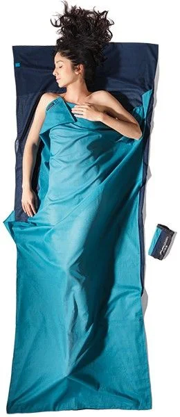 Beställ nu Travelsheet Egyptian Cotton Tuareg/Laguna Blue