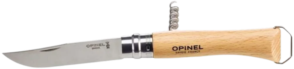 Billig Corkscrew, Bottle Opener, Knife N°10 Beechwood