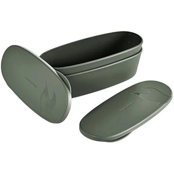 Outlet Snapbox Oval 2-Pack Sage Green