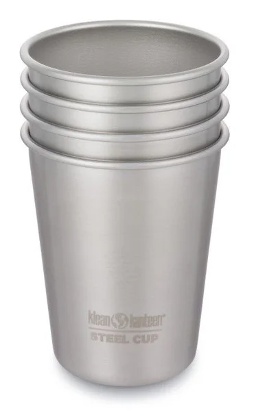 Steel Cup 296 ml 4-pack Brushed Stainless Populärt val