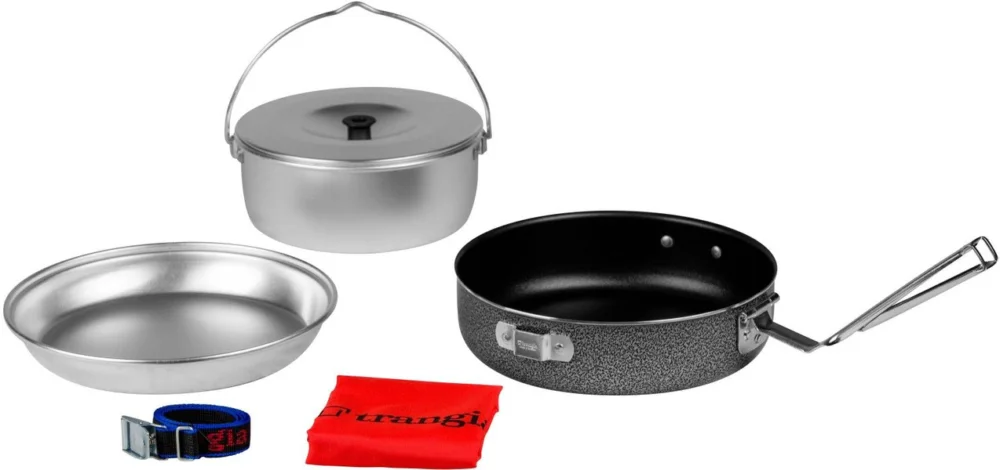 Campingset 124-T (Kittel 1L, Stekpanna 20 cm, Tallrik 20 cm) Nyhet