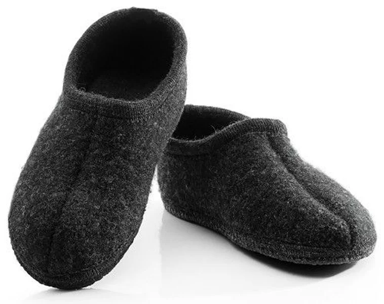 Lågt pris Original High Wool Slippers Black Melange