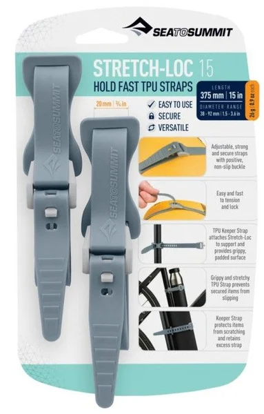 Erbjudande Sea To Summit Strap Stretch-Loc TPU 20x375 mm 2-pack Dusk