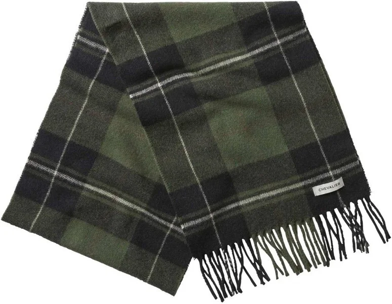Pendley Scarf Check Dark Populär
