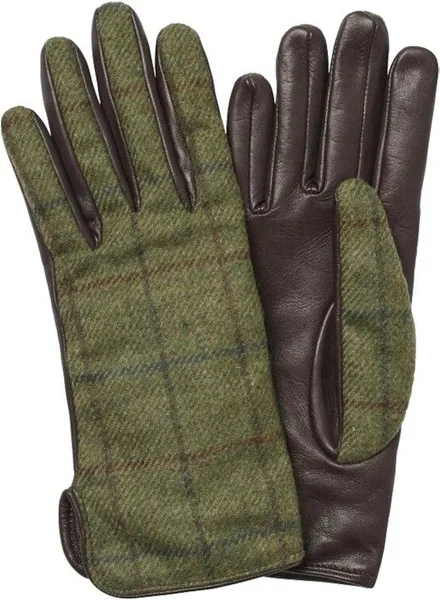 Lydney Glove Winter Moss Checked Populär