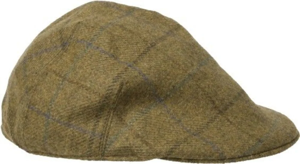 Peamore Sherlock Cap Oak Brown Checked Begränsat erbjudande