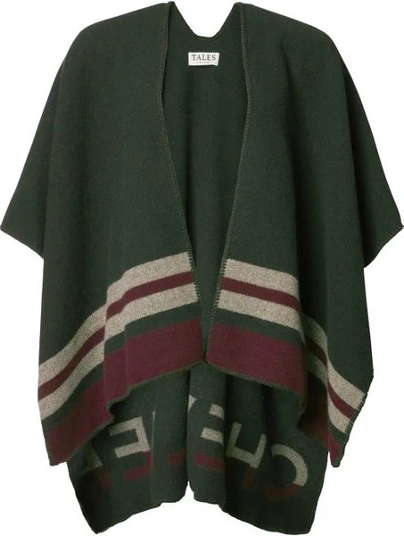 Penrose Poncho Dark Green Rea