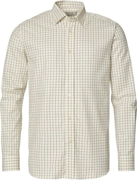 Billet Shirt Shooting Fit Men Hazelnut Tattersall Extra rabatt