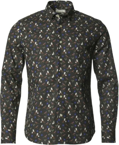 M's Edge Shirt Hunting Spaniel Dk Green Populärt val