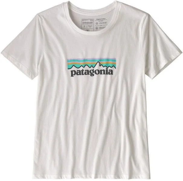 W's Pastel P-6 Logo Organic Crew T-Shirt White Nyhet