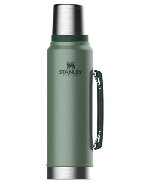 Classic Vacuum Bottle 1L Hammertone Green Erbjudandepris