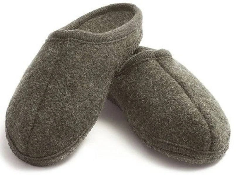 Original W's Wool Slippers Moss Green Begränsat antal
