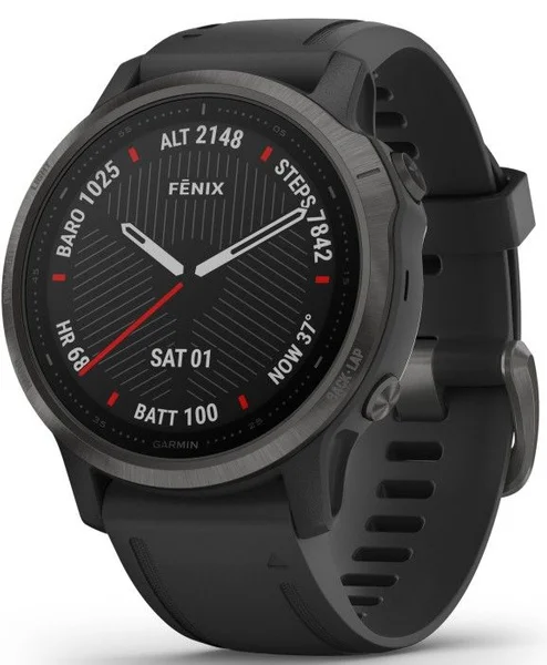 Handla nu fenix 6S Sapphire Svart