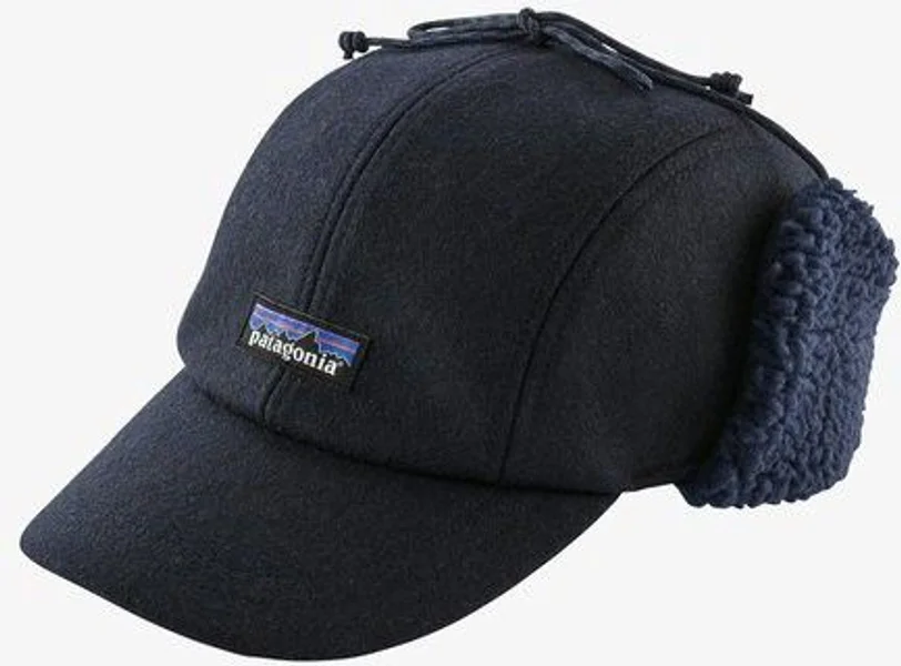 Köp online Recycled Wool Ear Flap Cap Classic Navy