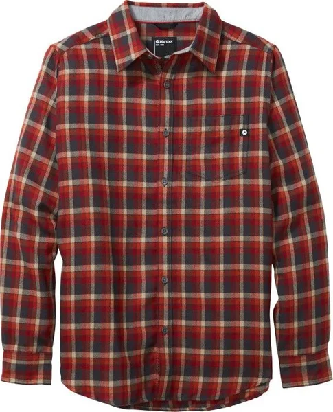 Rea M's Fairfax Midweight Flannel LS Dark Steel