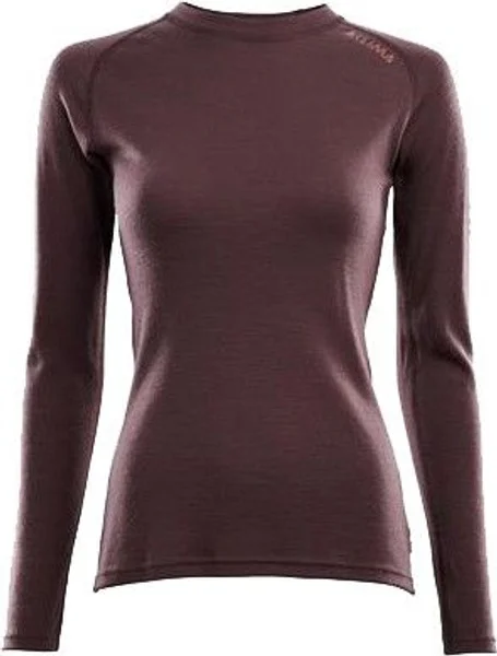 Aclima WarmWool Crew Neck Shirt Woman Fudge Populär