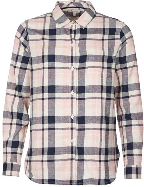 W's Hedley Shirt Navy Pink Check Bästa pris