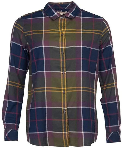 W's Moorland Shirt Olive Check Populärt val