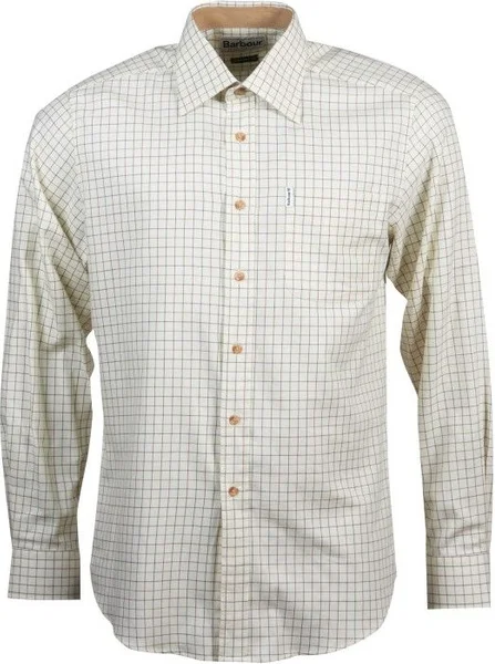 M's Field Tattersall CC Shirt Green/Brown Begränsat antal