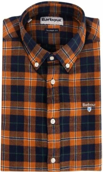 Populärt val M's Highland Check 36 Tailored Shirt Gold