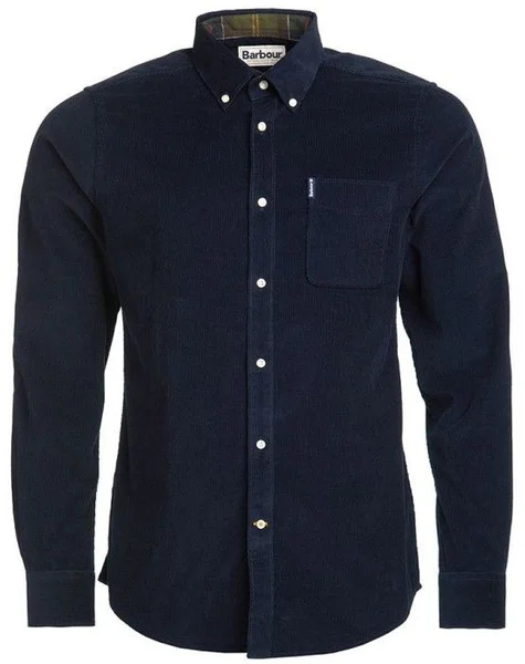 M's Cord 2 Tailored Shirt Navy Populärt val