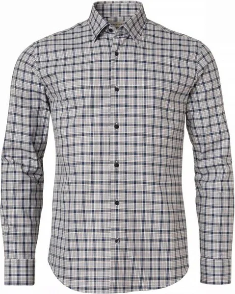Thy Shirt Indigo Blue Checked Populärt val