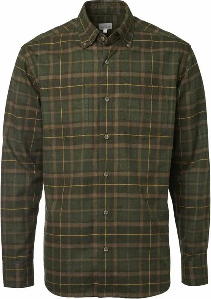 Sarek Flannel Shirt Forest Green Checked Bästa pris