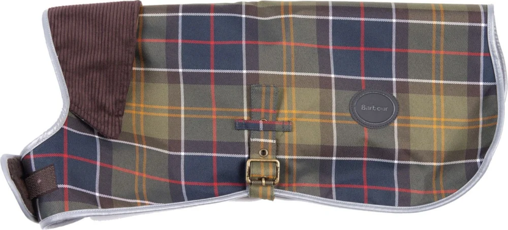Waterproof Reflective Dog Coat Classic Tartan Rea