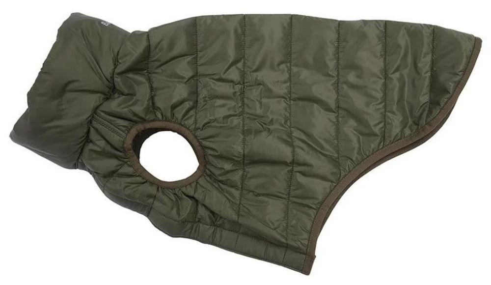 Extra rabatt Dog Baffle Quilt Coat Olive