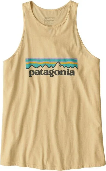 Outlet W's Pastel P-6 Logo Organic High Neck Tank Vela Peach