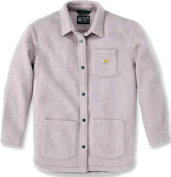 Carhartt W's Loose Fit Fleece Overshirt Mink Populärt val