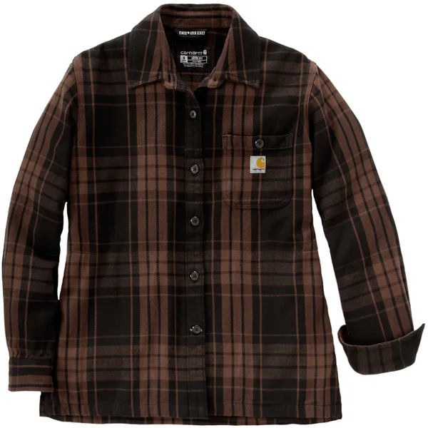 Fynd Carhartt W's Loose Fit Twill Plaid Shirt Black