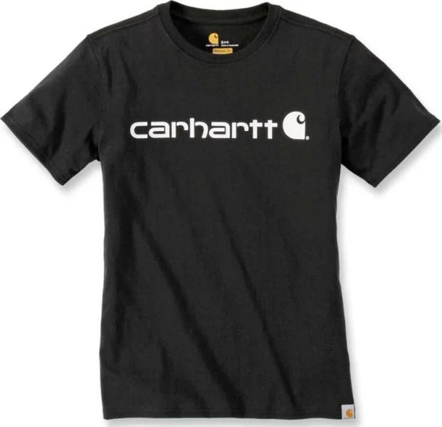 Carhartt W's Workwear Core Logo S/S T-Shirt Black Fynd