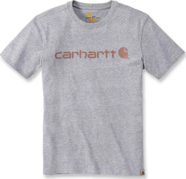 Kampanjpris Carhartt W's Workwear Core Logo S/S T-Shirt Heather Grey