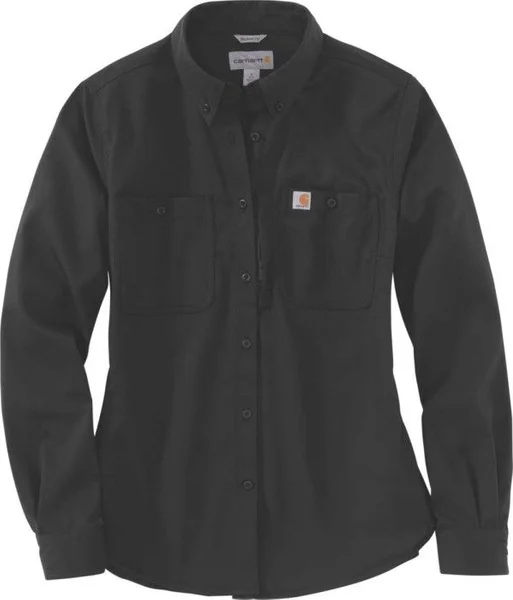 Carhartt W's Rugged Professional L/S Shirt Black Utförsäljning