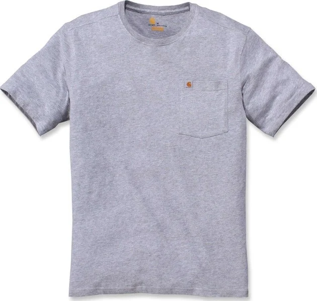 Carhartt M's Warm Weather S/S Pocket T-Shirt Heather Grey Nedsatt pris