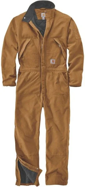 Carhartt M's Washed Duck Insulated Coverall Carhartt® Brown Endast denna vecka