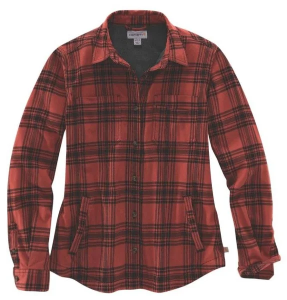 Fynd Carhartt W's Hamilton Plaid Flannel Shirt Jacket Redwood