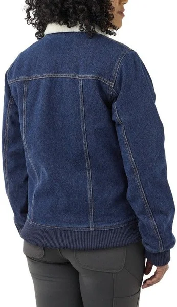 Carhartt W's Relaxed Fit Denim Sherpa Lined Jacket Beech Premium