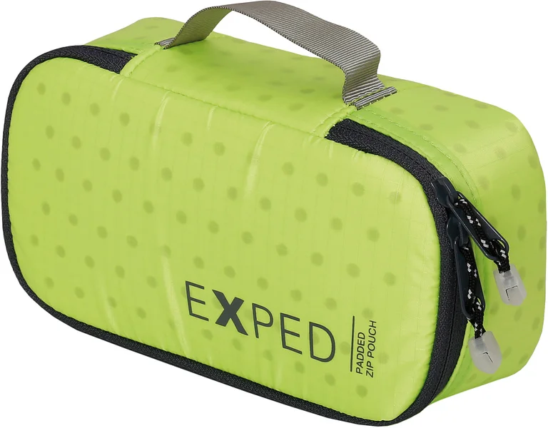 Padded Zip Pouch S Lime Snabb frakt