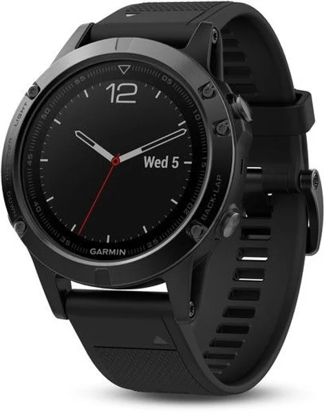 Fenix 5 Sapphire med svart band Rea