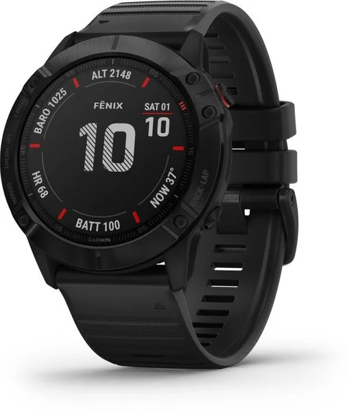 Erbjudande Fenix 6X Pro Black with Black Band