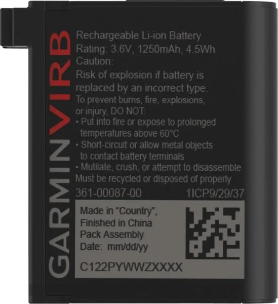Laddningsbart batteri VIRB Ultra Premium