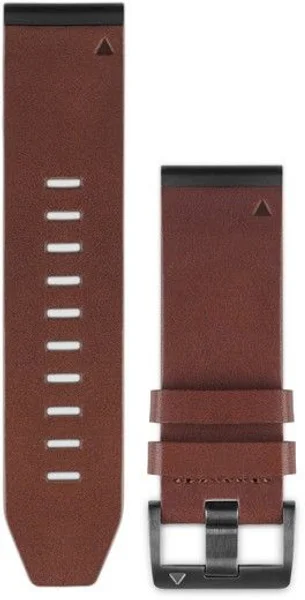 QuickFit 26 mm Armband Brunt Läder Expressleverans